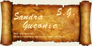 Sandra Guconić vizit kartica
